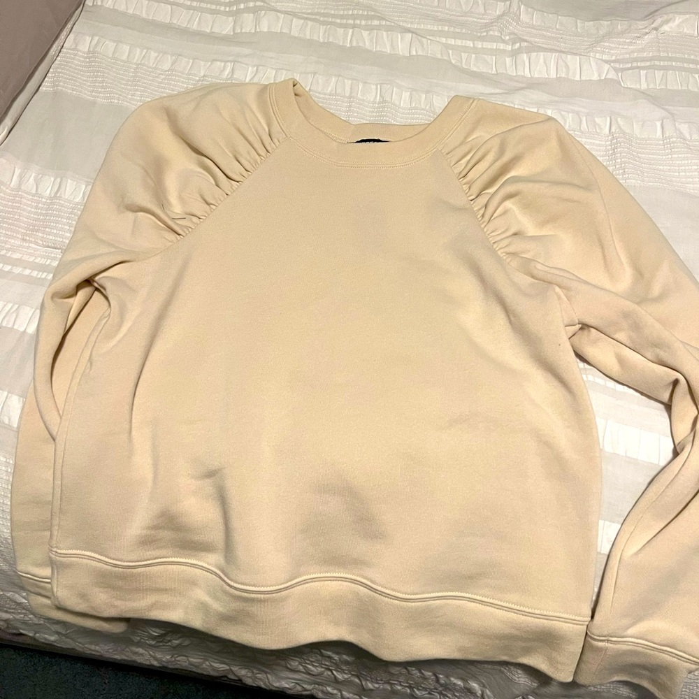 Medium express ruffle sleeve sweater